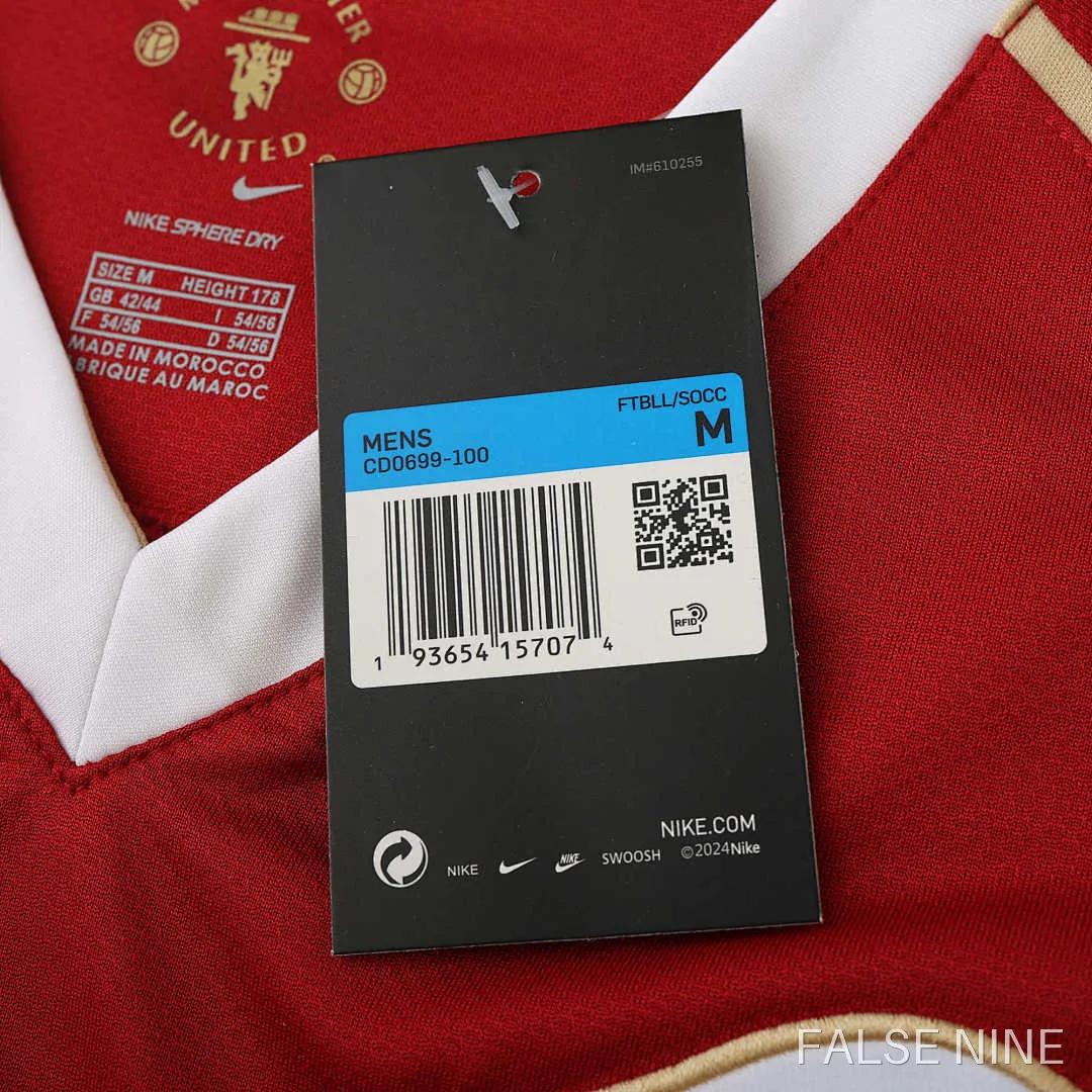 06/07 Manchester United F.C. home retro Fan version, photo 18