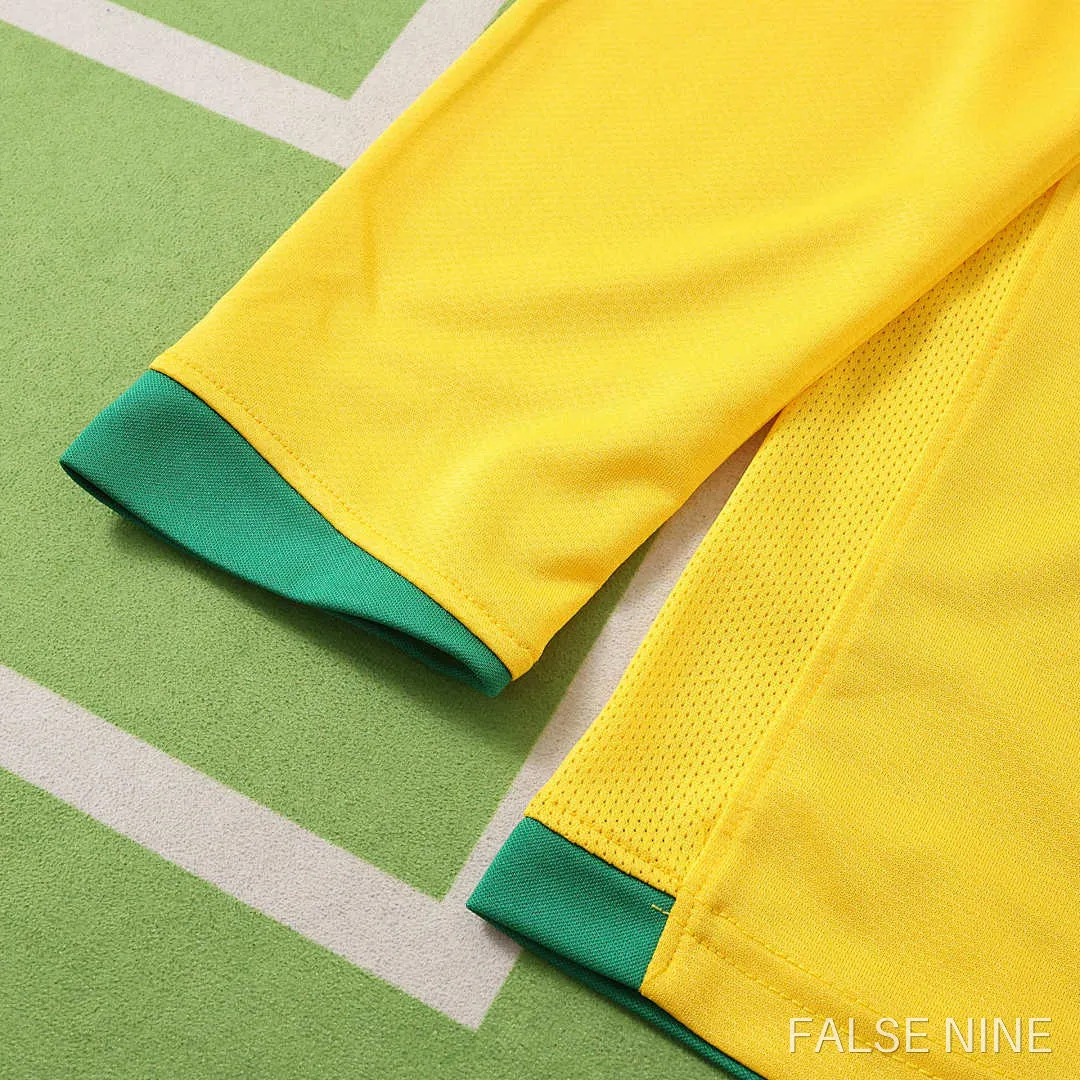 2006 Brazil home Long sleeved retro Fan version, photo 10