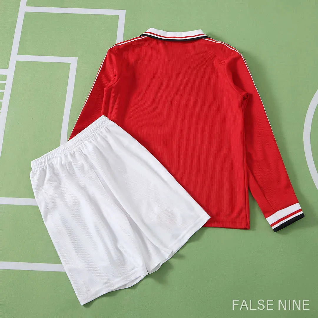 Manchester United 1998 Home Kit (Retro, Kids, Long Sleeve), photo 4