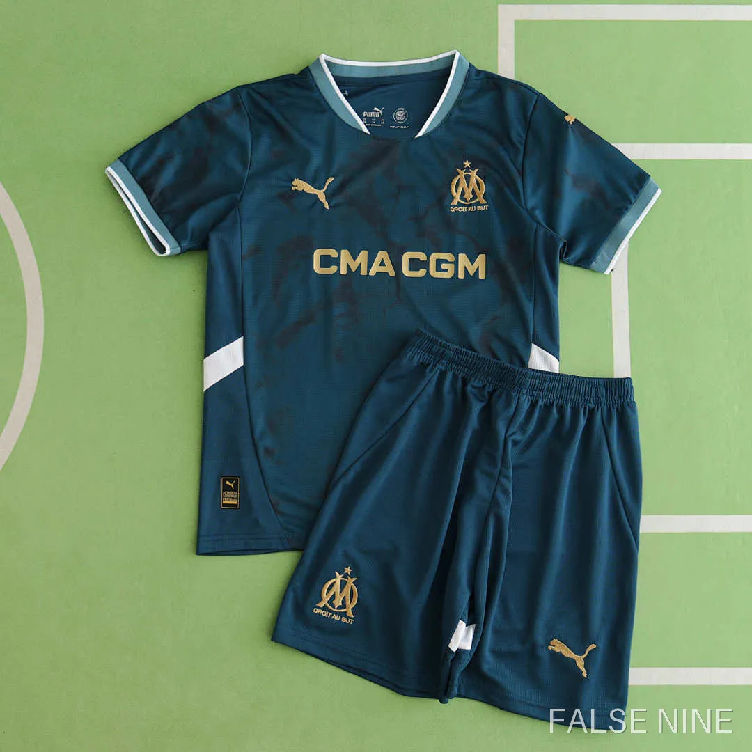 Olympique de Marseille 24/25 Away Kit (Kids), photo 2