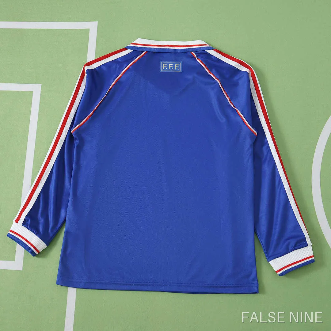 France 1998 Home Kit (Retro, Kids, Long Sleeve), photo 3