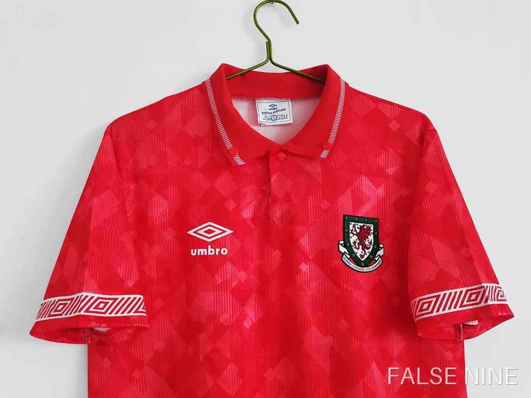 Wales 1990-1992 Home Retro Shirt (Fan Version), photo 8