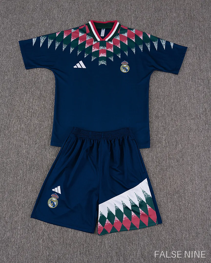 26/27 Real Madrid CF Training clothes suit Short sleeve retro Fan version, photo 13