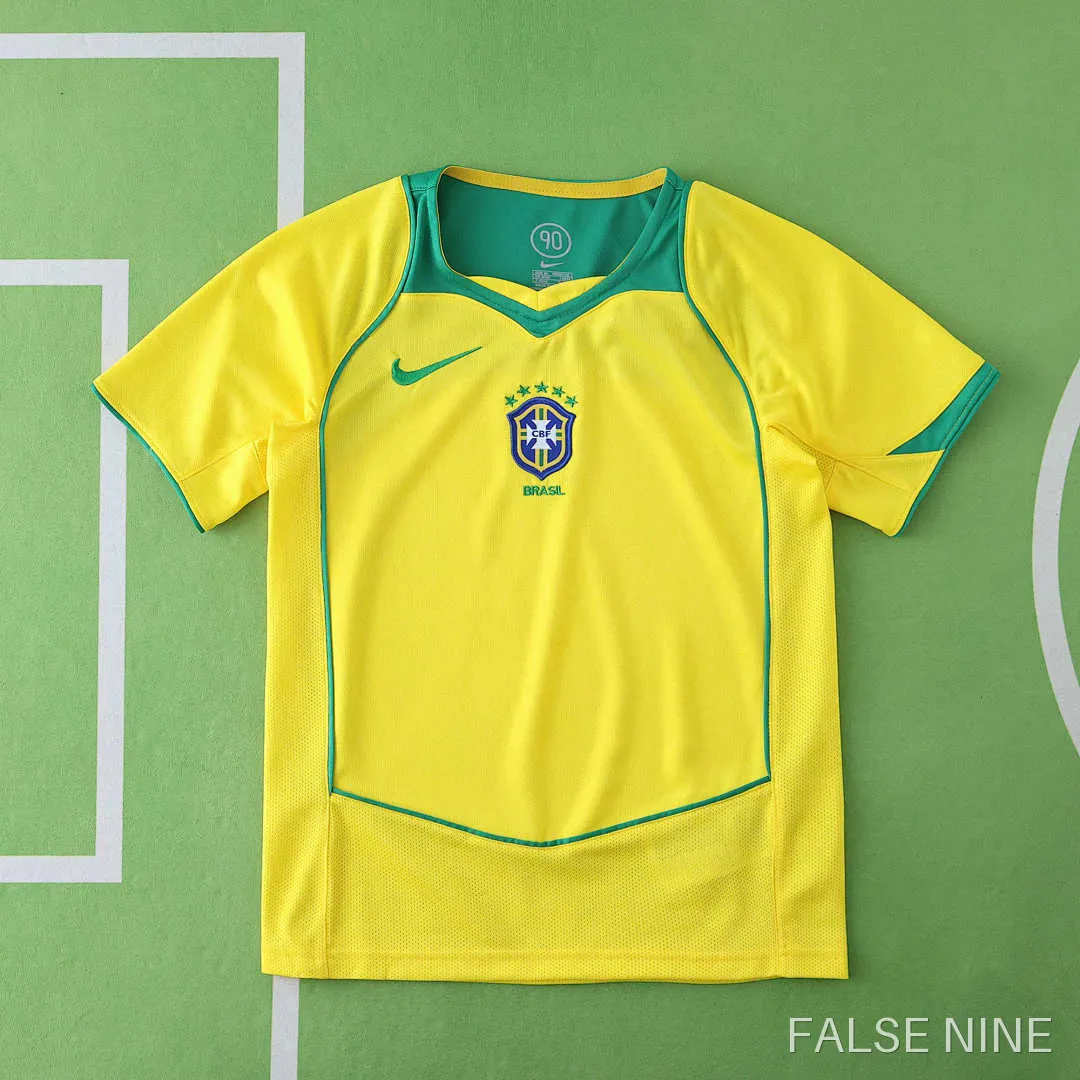Brazil 2004 Home Kids Retro Kit, photo 1