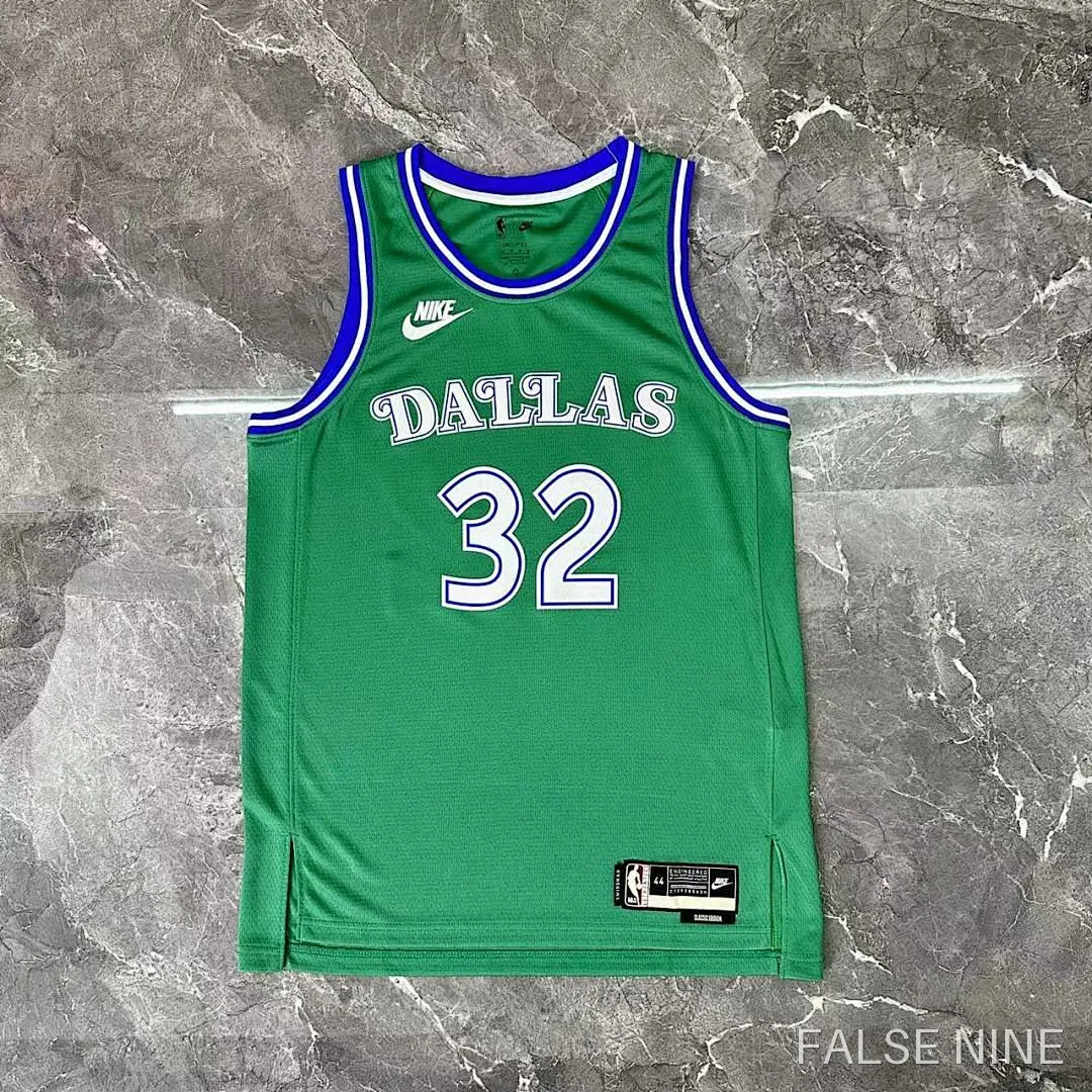 Dallas Mavericks 25/26 Retro Green Jersey 32, photo 7
