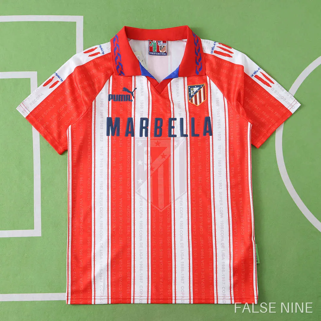Atletico Madrid 1995-96 Home Retro Jersey (Fan Version), photo 1