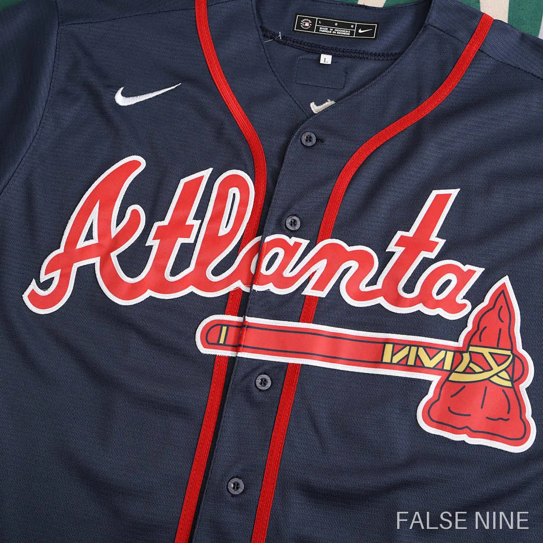 Atlanta Braves Navy Blue Jersey, photo 9
