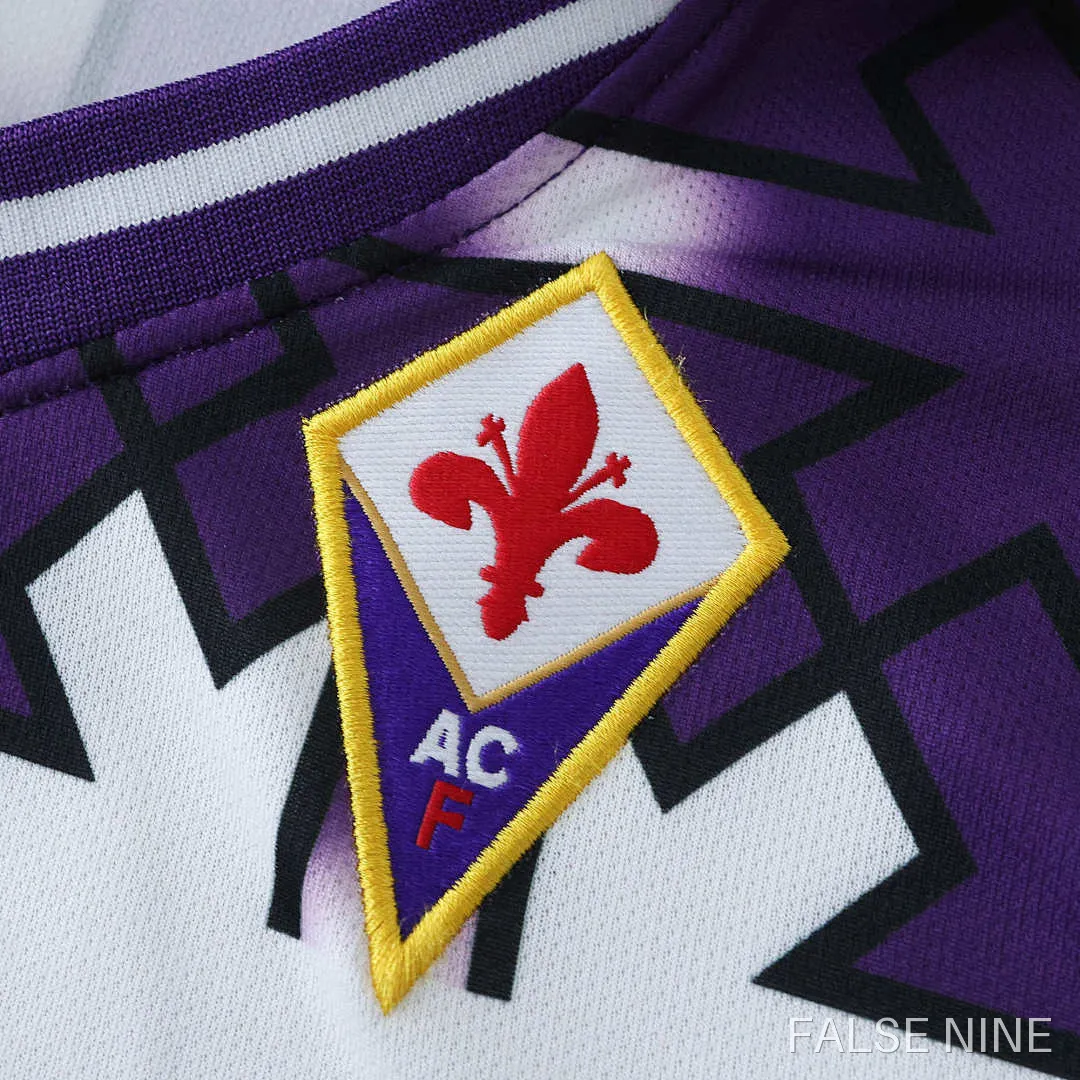 ACF Fiorentina 1992-93 Away Retro Kids Kit, photo 5