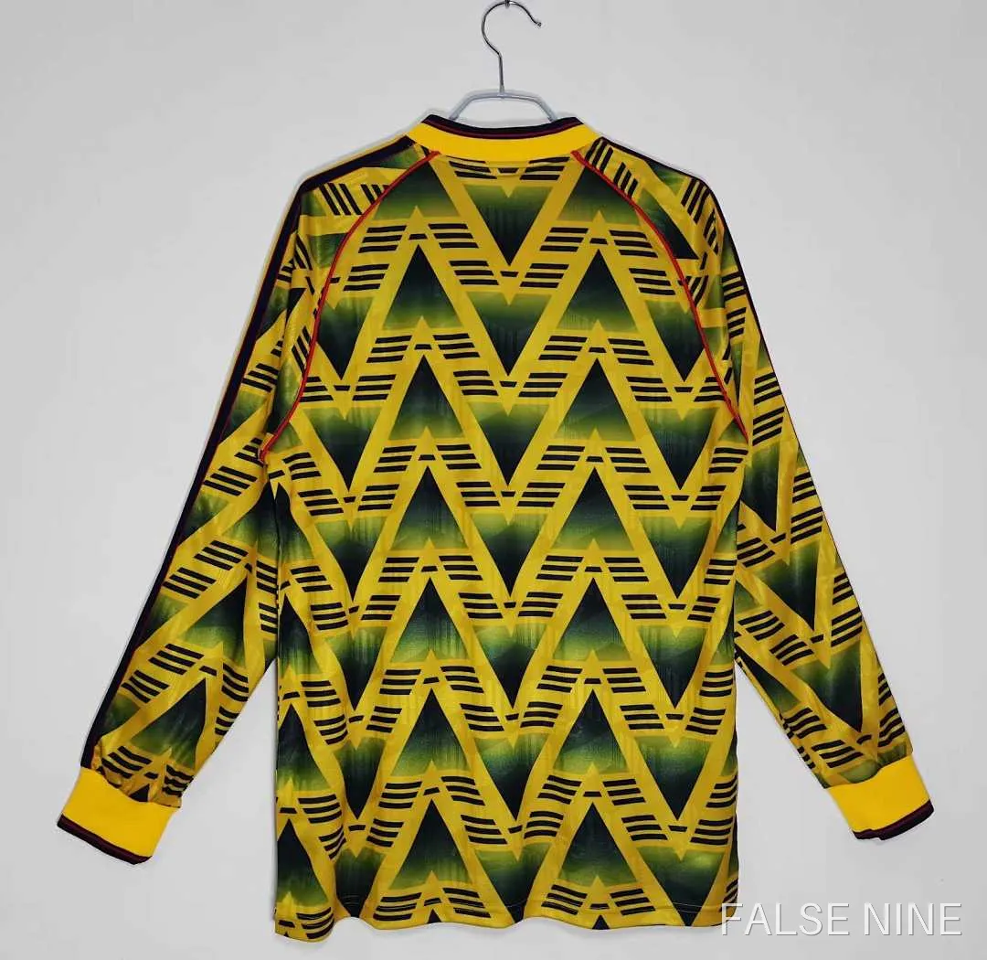 Arsenal 1991-93 Away Long Sleeve Retro Shirt (Fan Version), photo 2