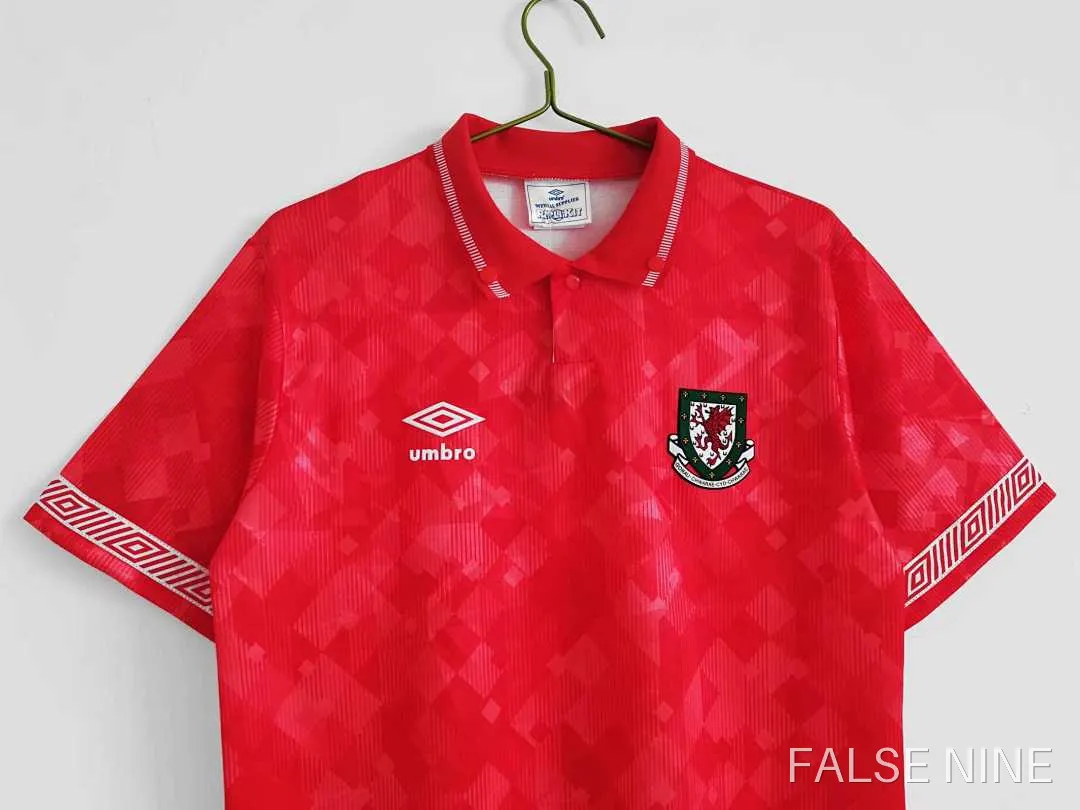 Wales 1990-1992 Home Retro Shirt (Fan Version), photo 10