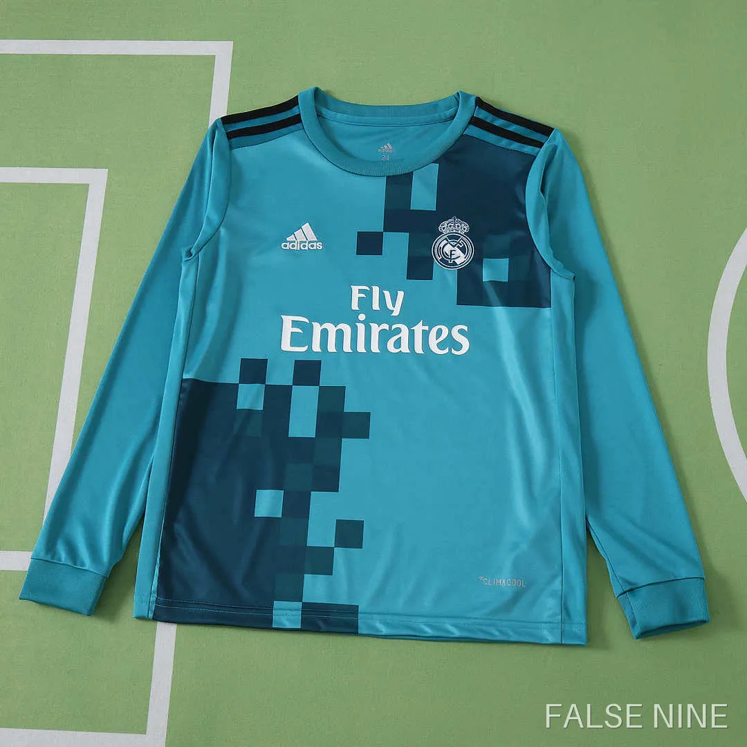Real Madrid 17/18 Third Kit (Kids, Long Sleeve, Retro), photo 1