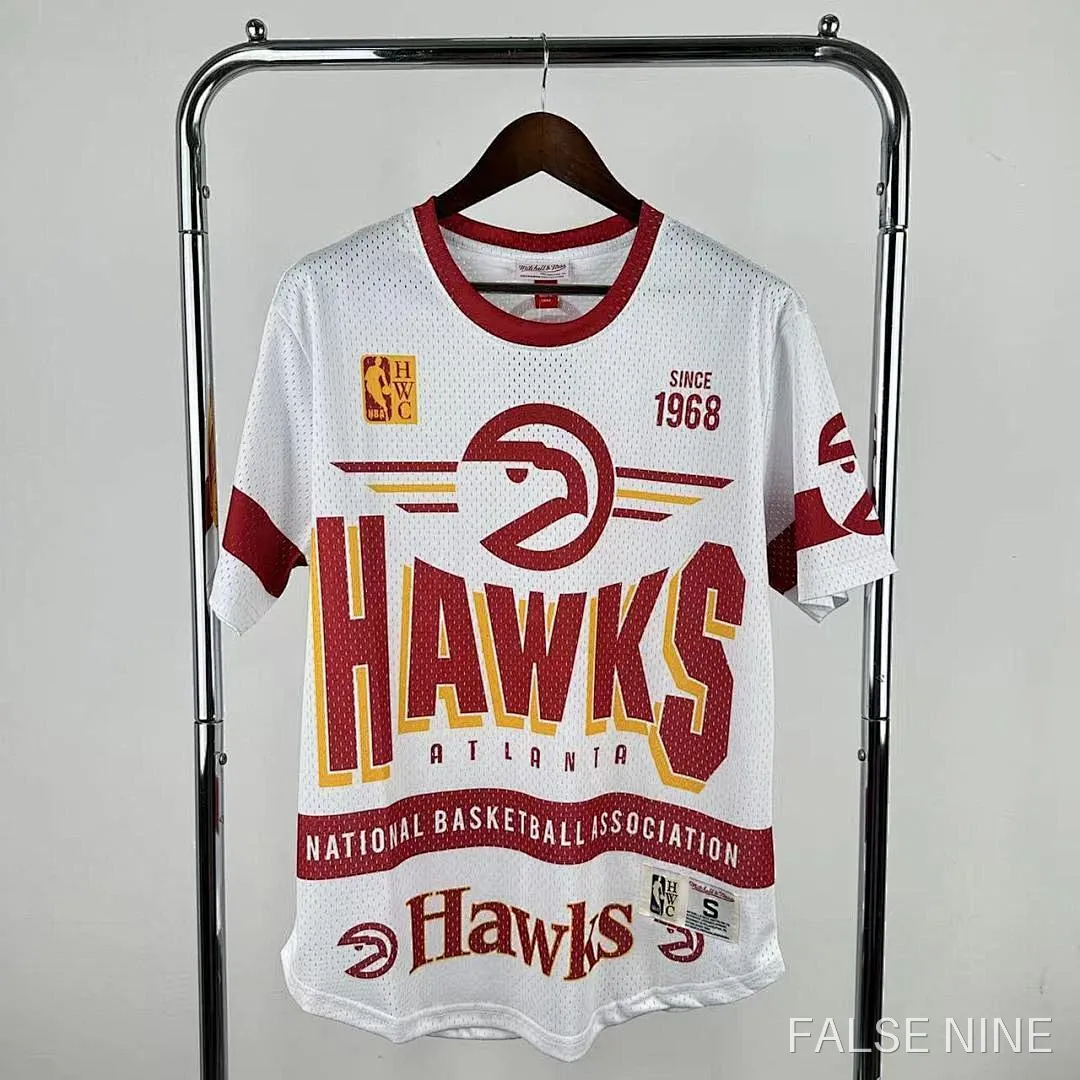 25/26 NBA Atlanta Hawks Retro short sleeved shirt, photo 1