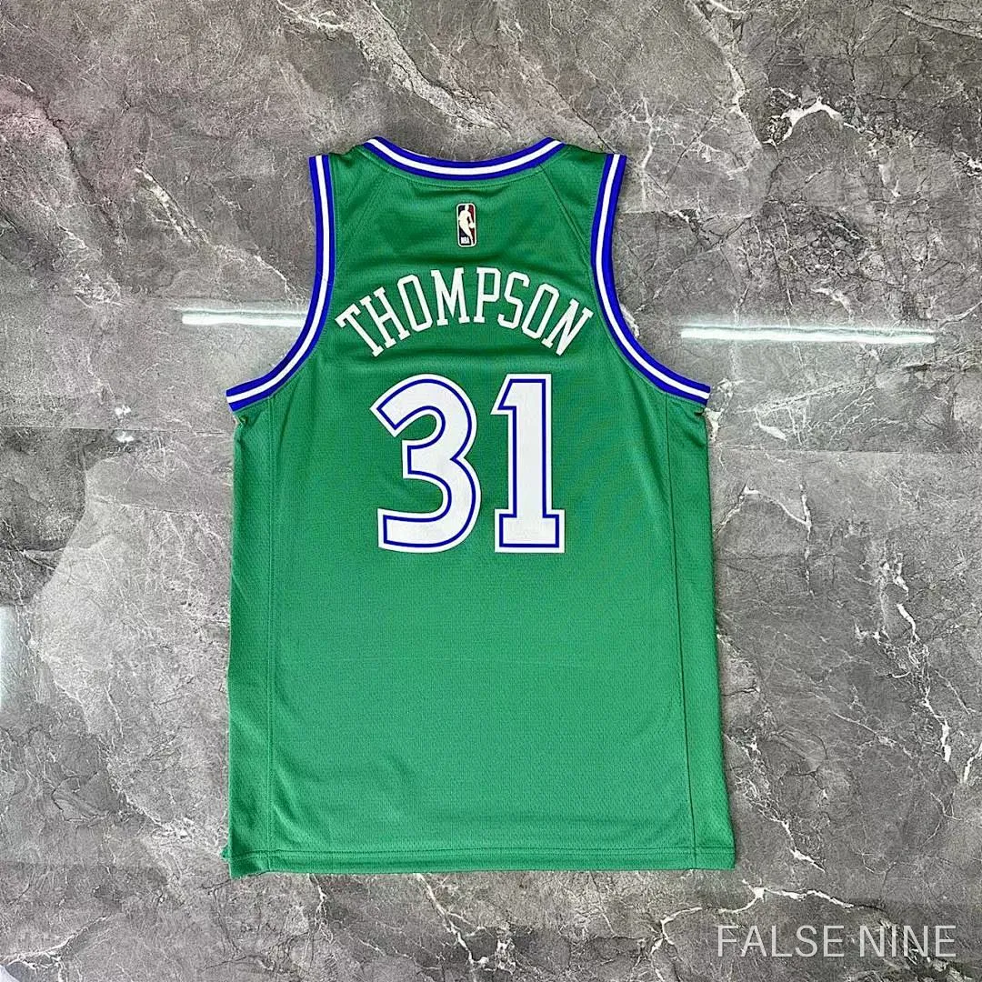 Dallas Mavericks 25/26 Retro Green Jersey (31-THOMPSON), photo 7