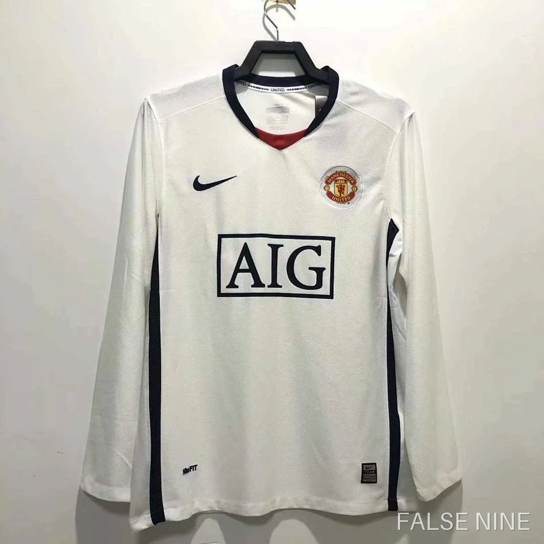 08/09 Manchester United away Long sleeved retro Fan version, photo 1