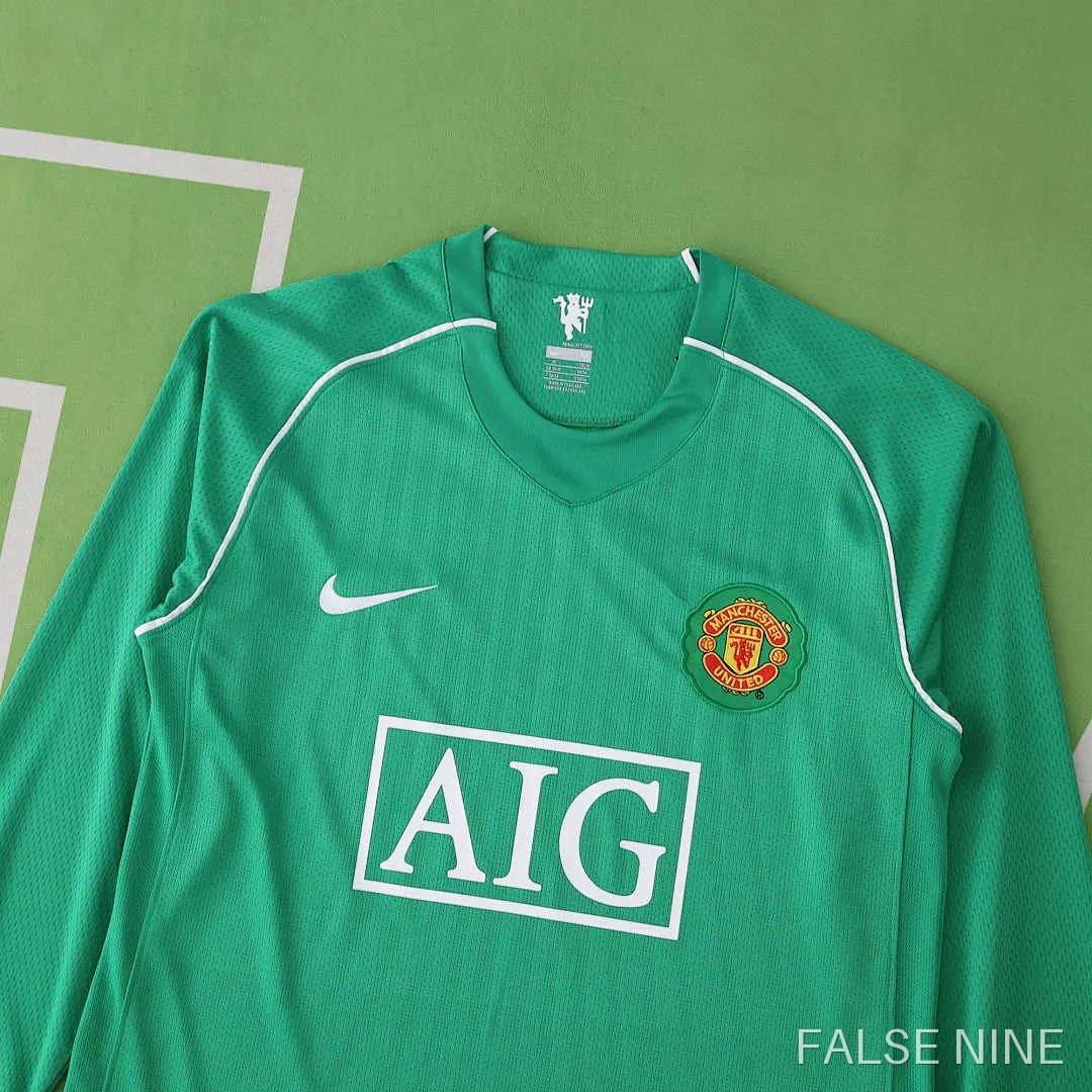 07/08 Manchester United F.C. goalkeeper retro Long sleeved Fan version, photo 2