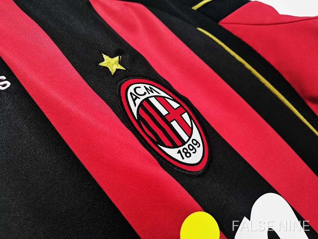 AC Milan 2006/07 Home Long Sleeve Jersey (Retro Fan Version), photo 12