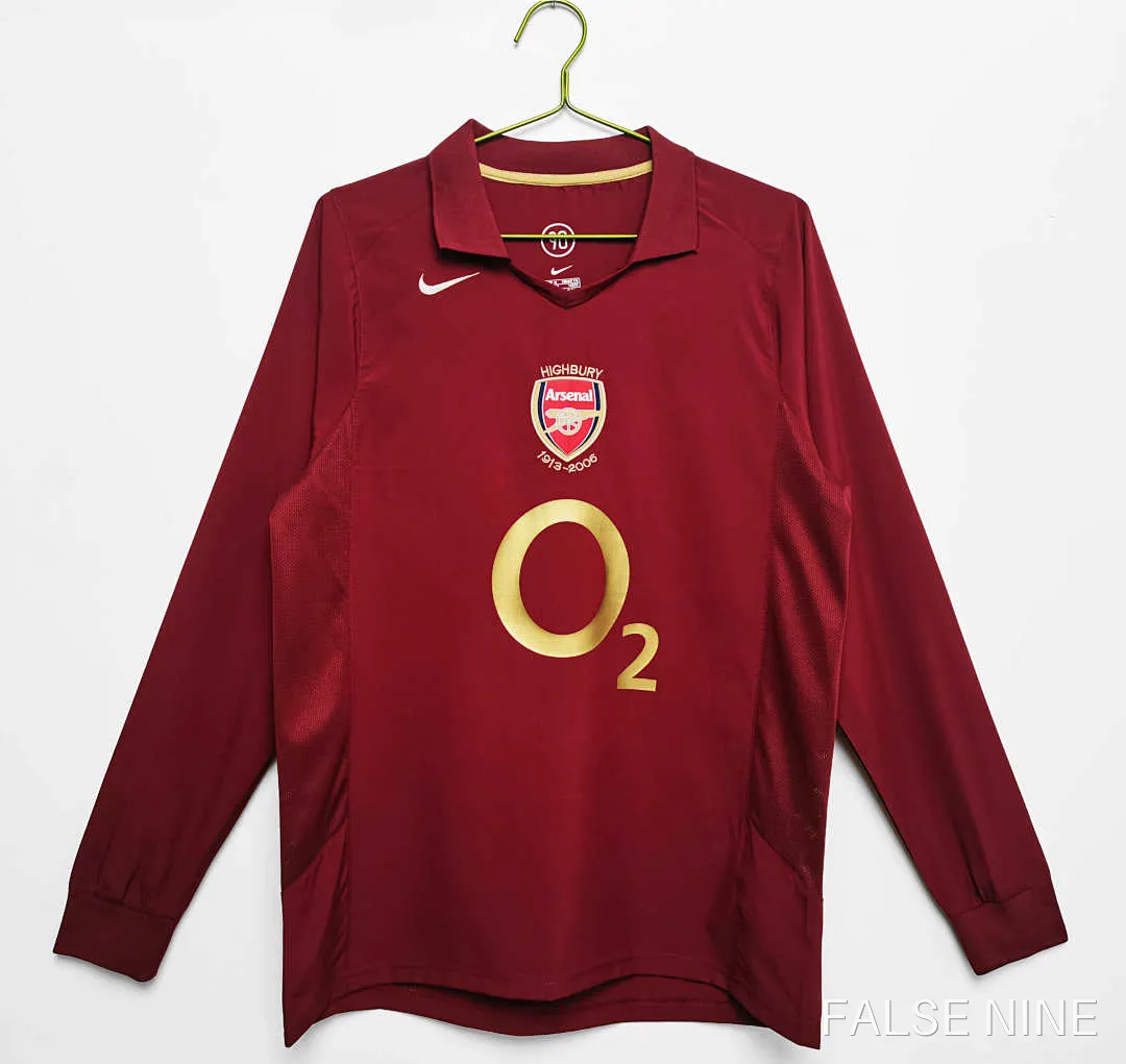 Arsenal 2005/06 Home Long Sleeve Shirt (Retro Fan Version), photo 1