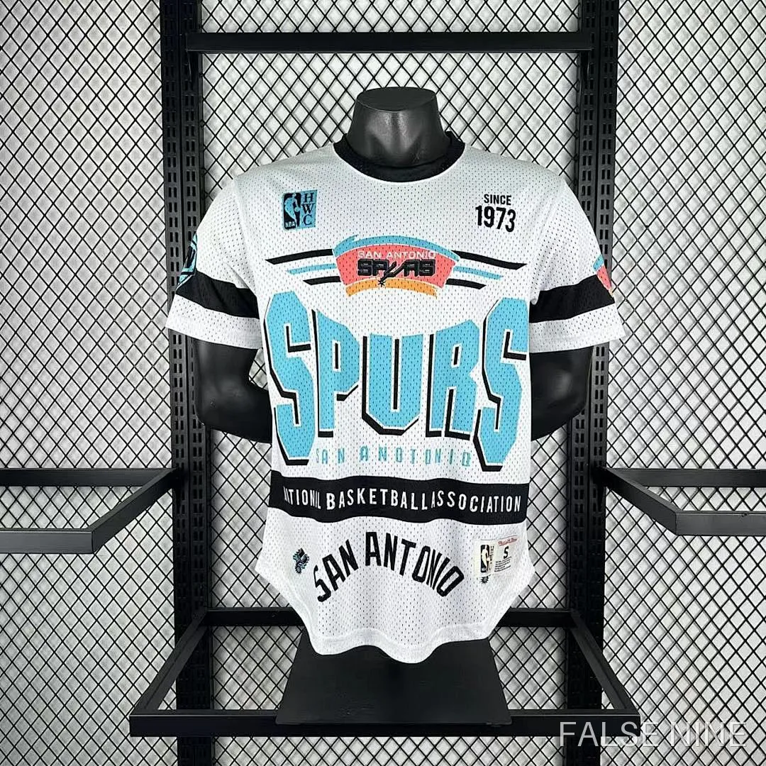 San Antonio Spurs 25-26 Retro Short Sleeved Shirt, photo 2