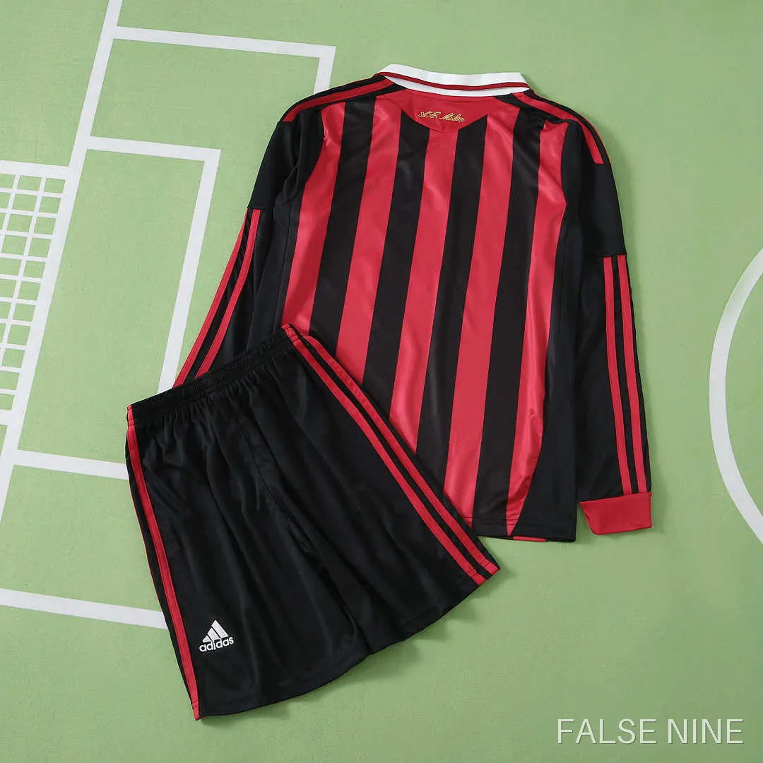 A.C. Milan 09/10 Home Kit (Retro, Kids, Long Sleeve), photo 4