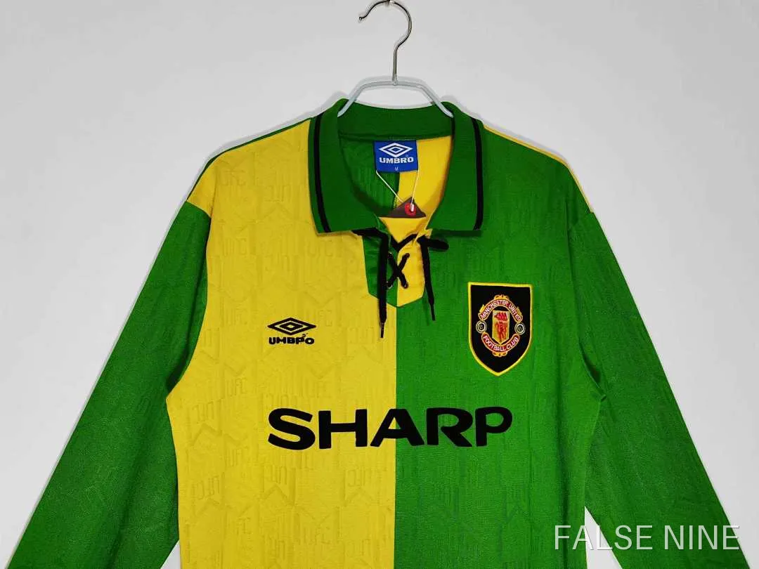Manchester United 92/94 Away Long Sleeve Retro Jersey (Fan Version), photo 5