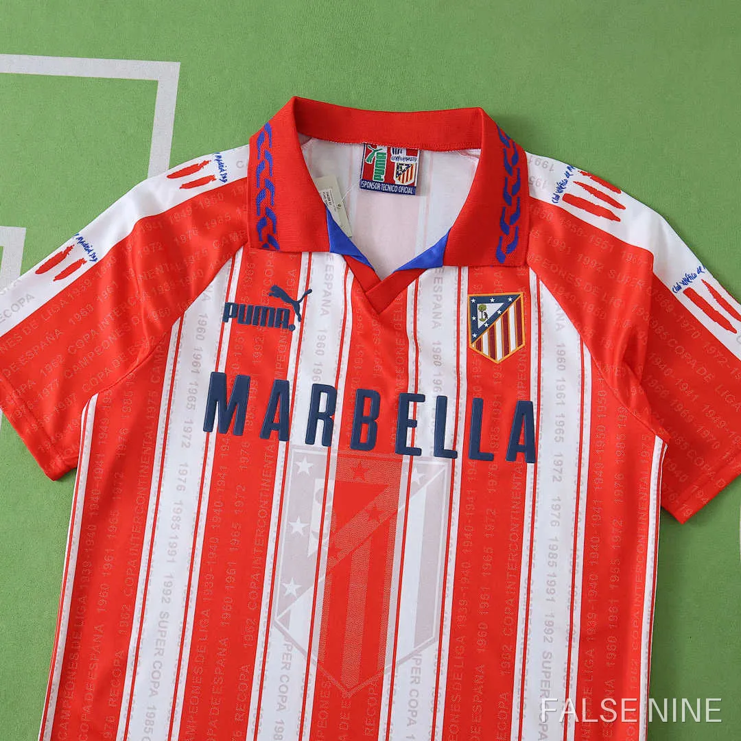 Atletico Madrid 1995-96 Home Retro Jersey (Fan Version), photo 2