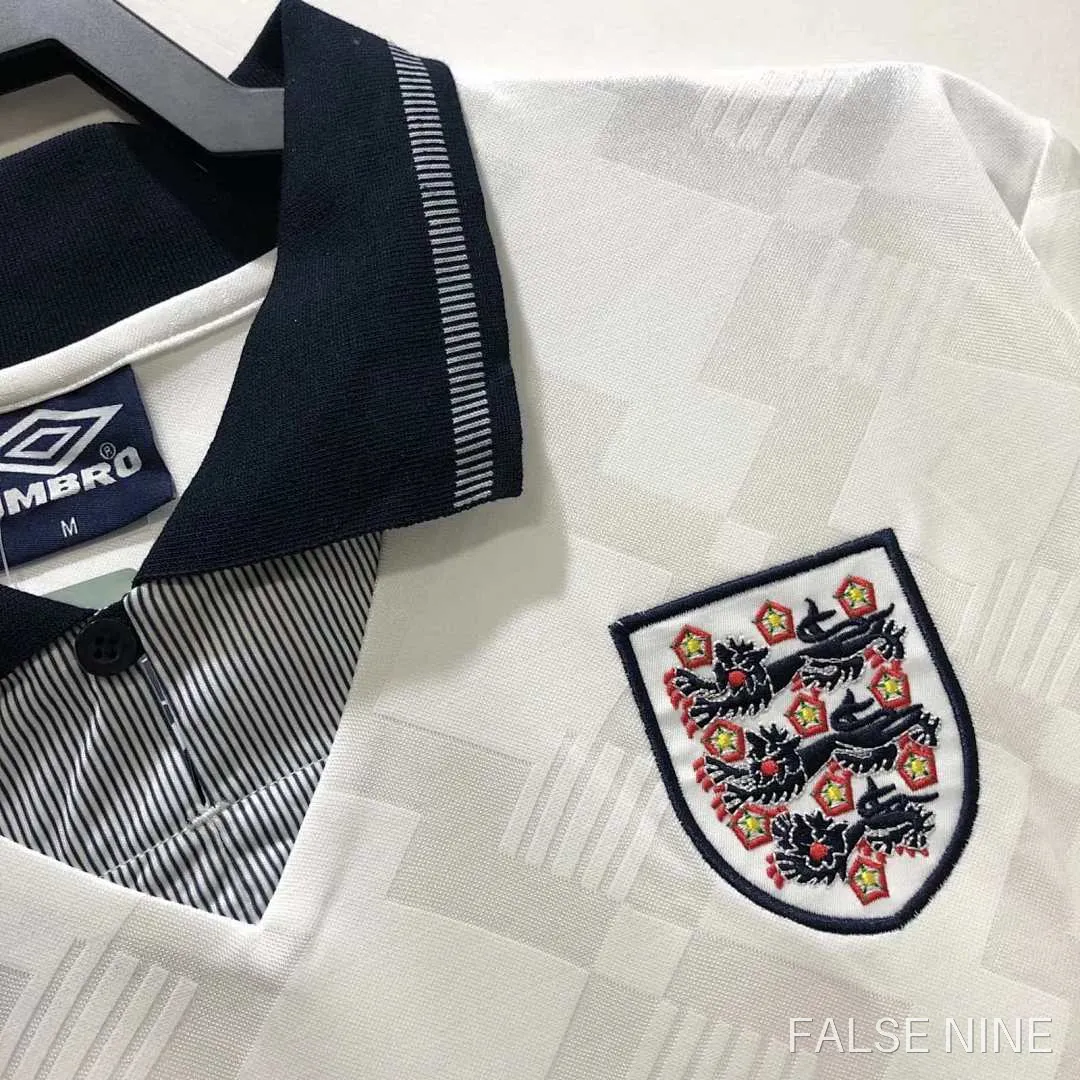 90 season England Home retro Fan version, photo 8