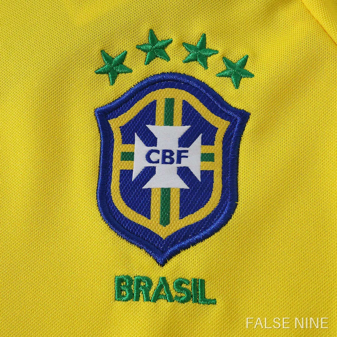 Brazil 2002 Home Kit (Retro, Kids, Long Sleeve), photo 18