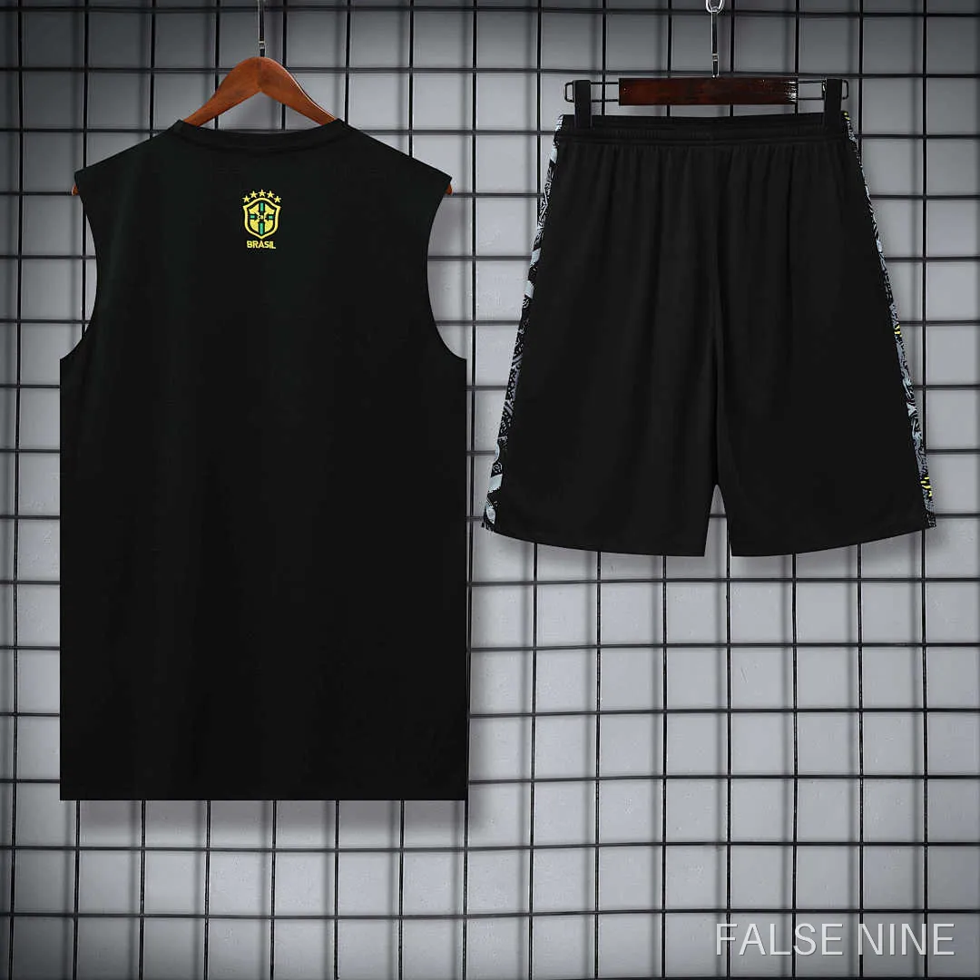 25/26 Brazil Jesus Training clothes suit vest Fan version, photo 4