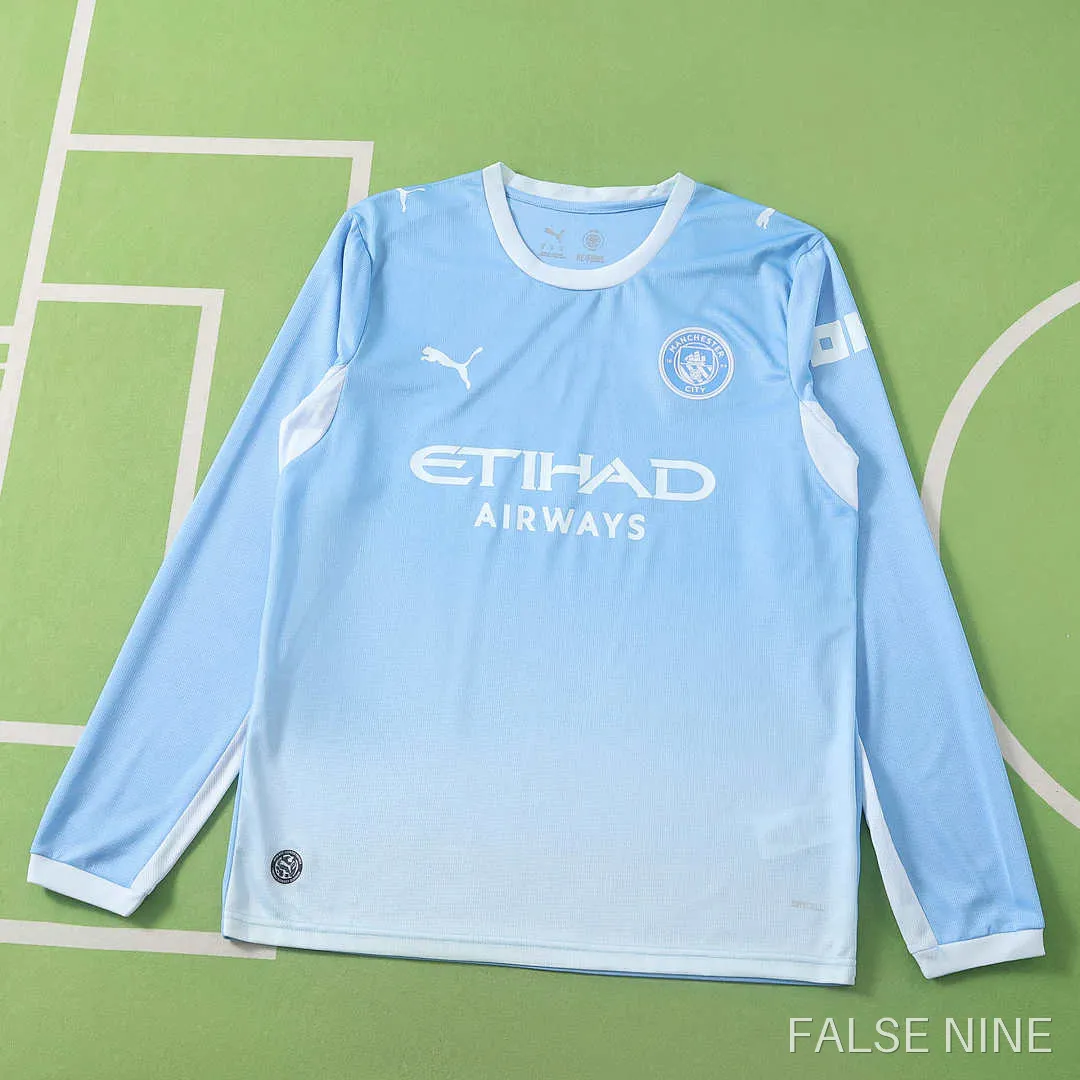 Manchester City 26/27 Home Long Sleeve Shirt (Fan Version), photo 1