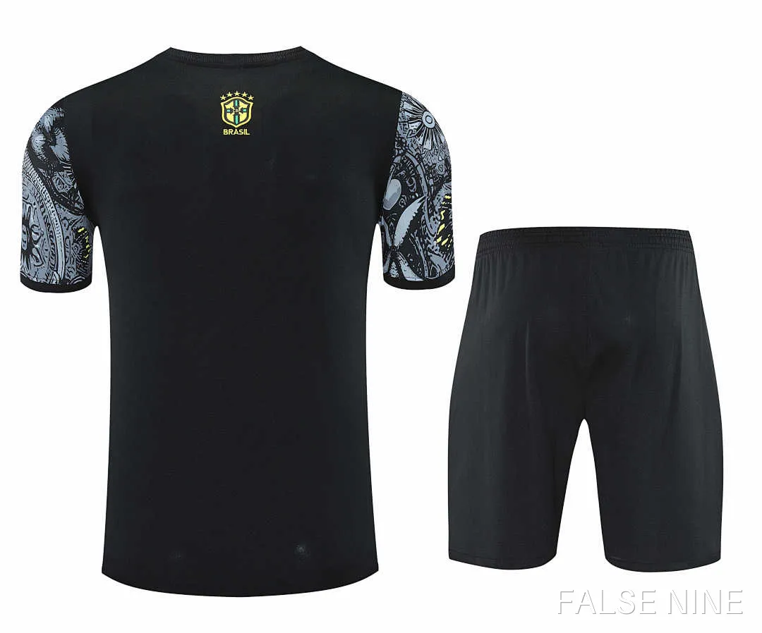 25/26 Brazil Jesus Training clothes suit Short sleeve Fan version, photo 16