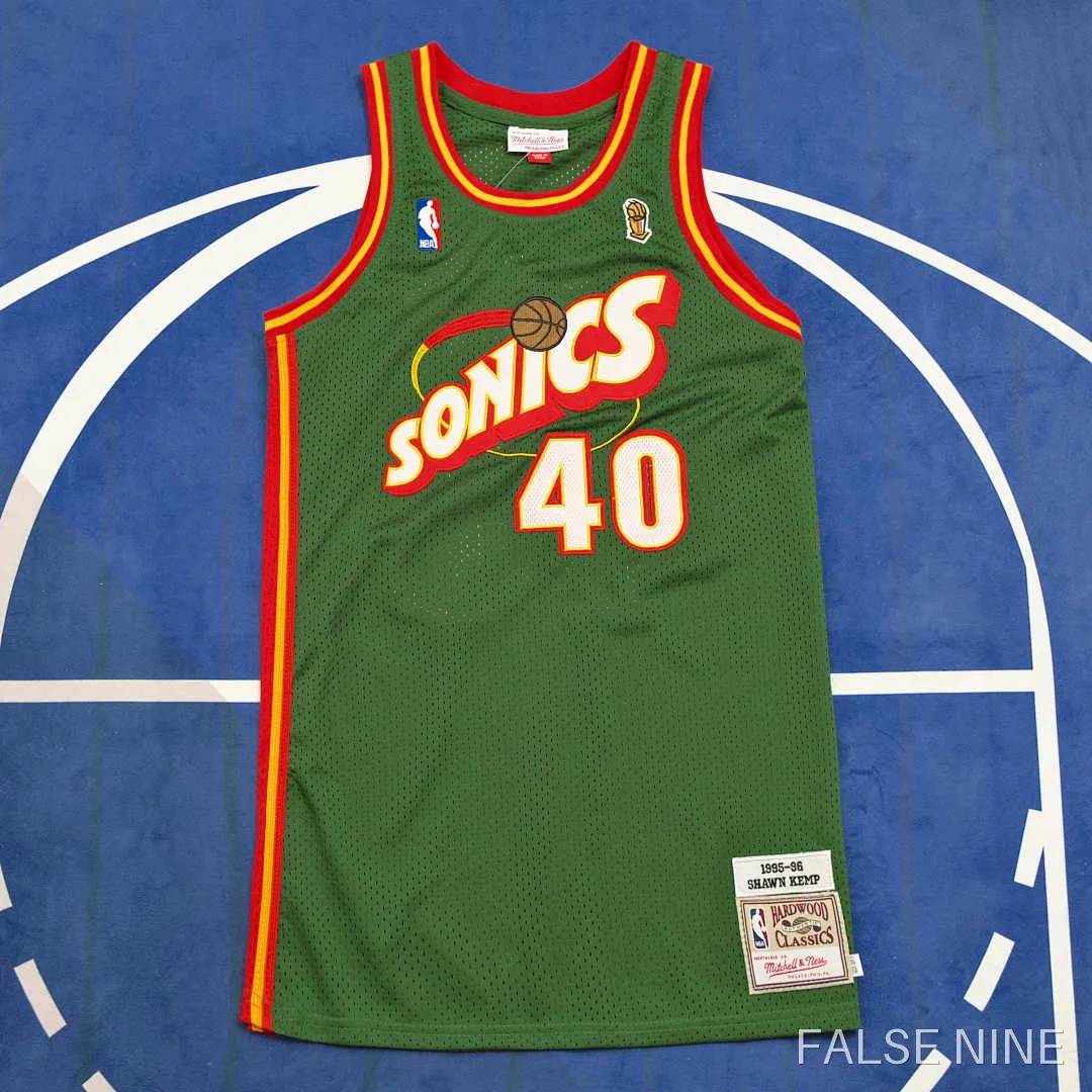 Seattle SuperSonics 1995-96 Home Jersey (Retro), photo 1
