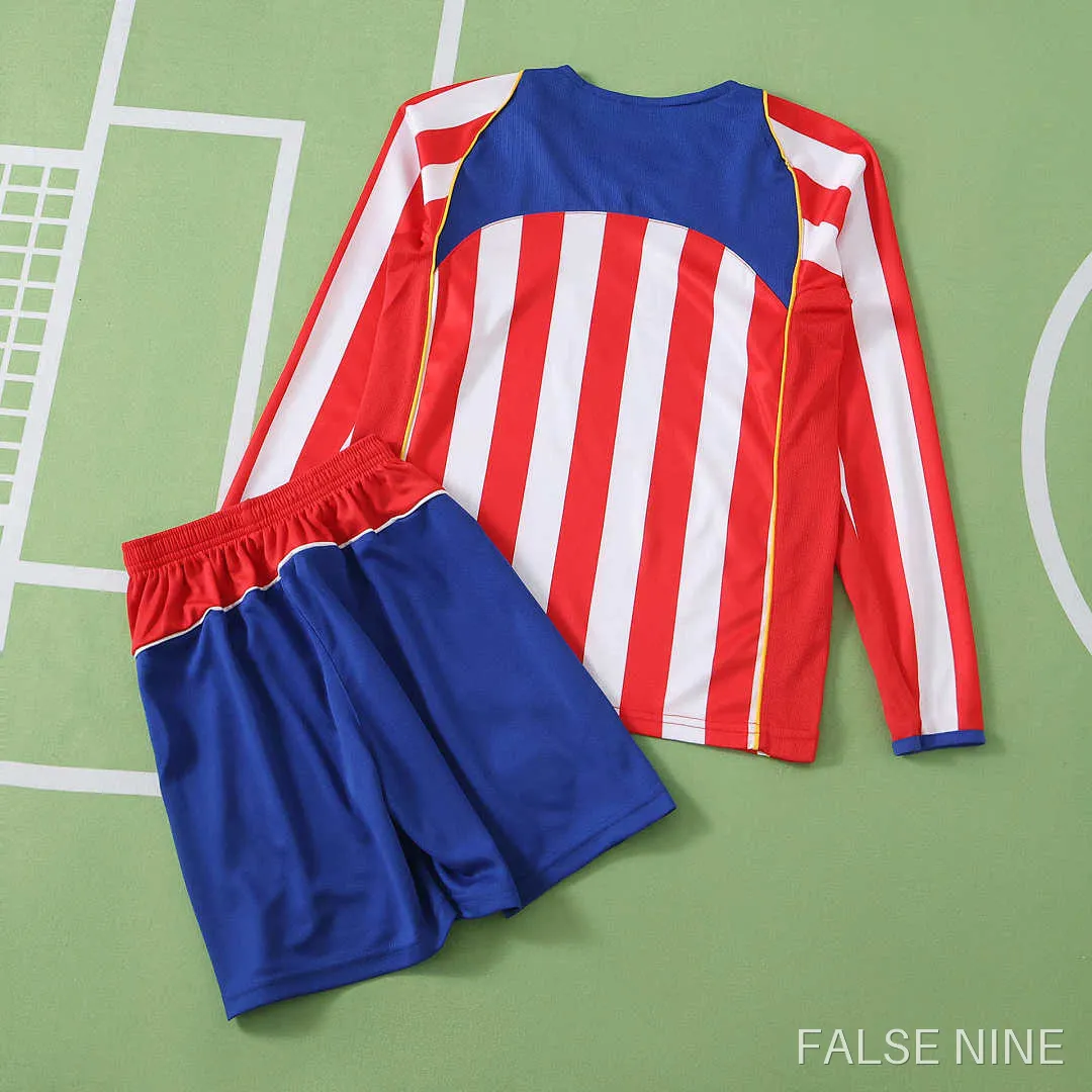 Atletico Madrid 04/05 Home Kit (Kids, Long Sleeve, Retro), photo 4