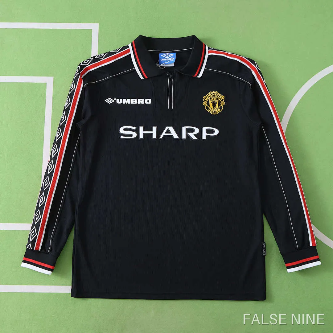 1998 Manchester United F.C. away retro Long sleeved Fan version, photo 1