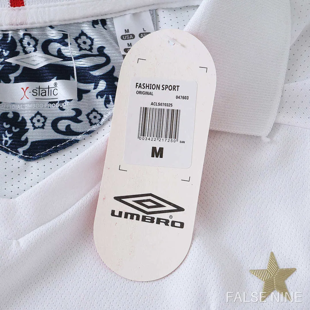 2006 England home retro Long sleeve Fan version, photo 17