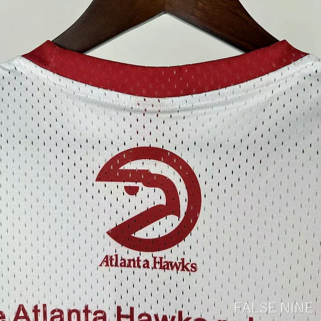25/26 NBA Atlanta Hawks Retro short sleeved shirt, photo 5