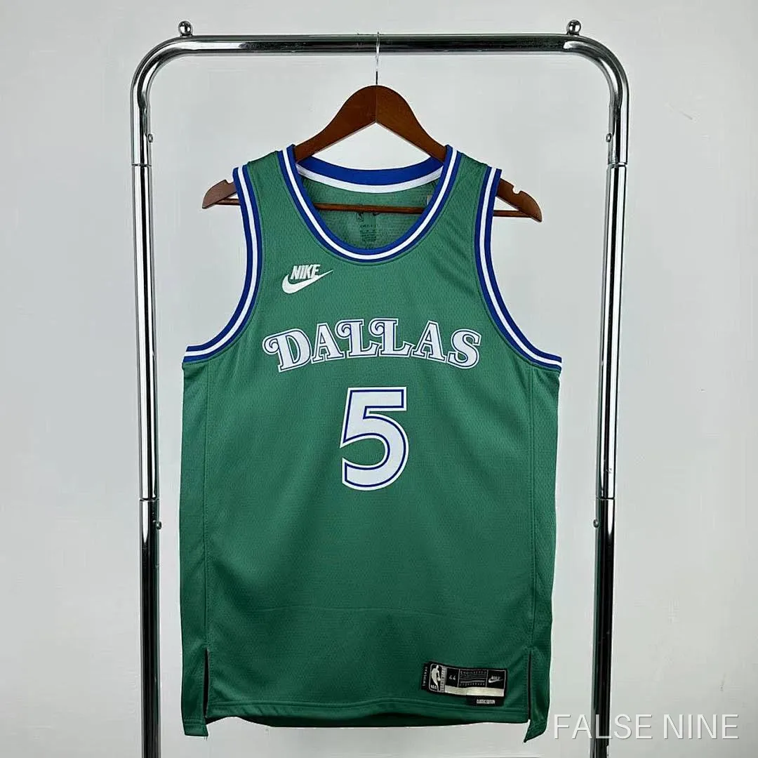 Dallas Mavericks Retro Green 5 Jersey (25-26), photo 1