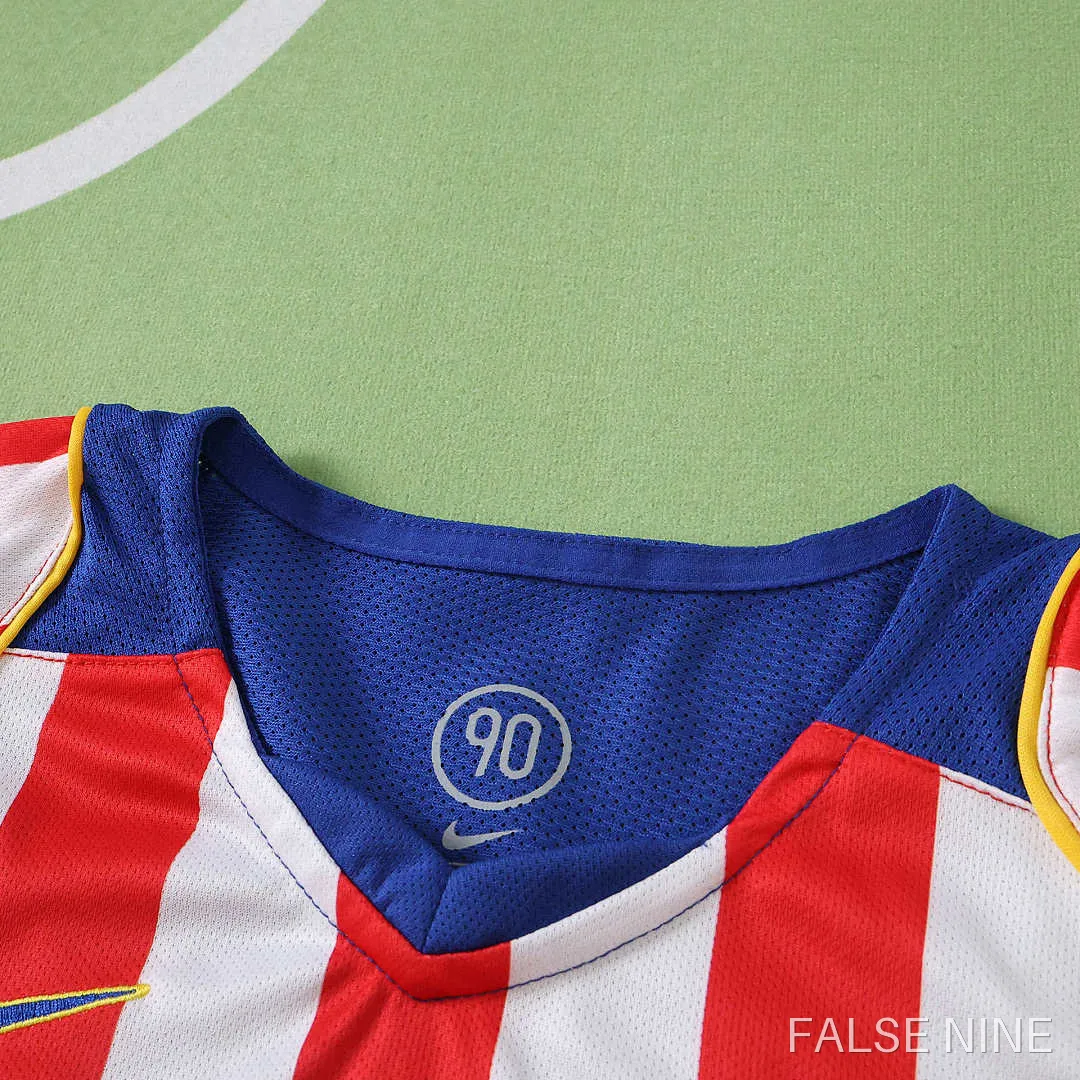 Atletico Madrid 04/05 Home Kit (Kids, Long Sleeve, Retro), photo 27