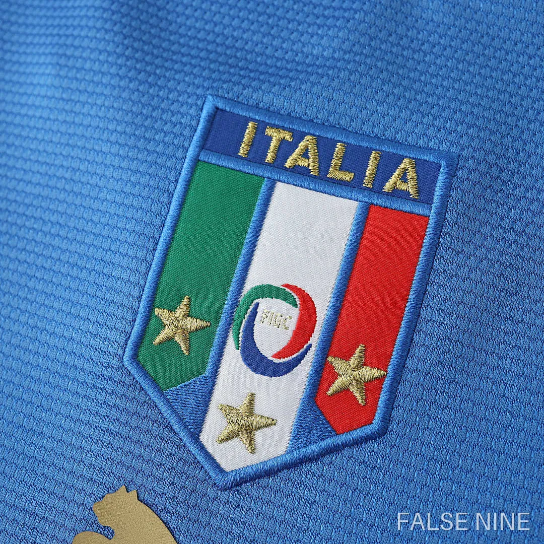 Italy 2006 Home Long Sleeve Retro Jersey (Fan Version), photo 5
