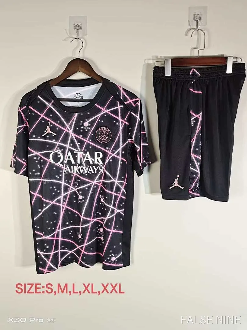 25/26 Paris Saint-Germain F.C. Training clothes suit Short sleeve Fan version, photo 1