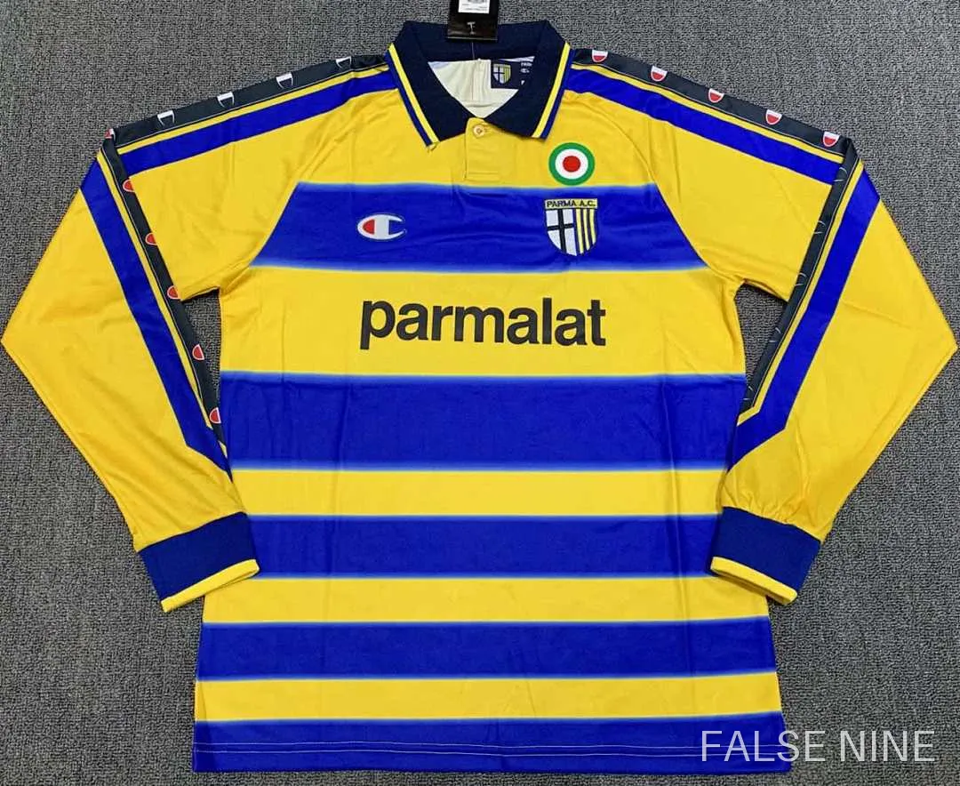 Parma 1999 Home Long Sleeve Retro Jersey (Fan Version), photo 1