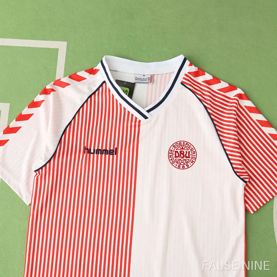Denmark 1986 Away Shirt (Retro Fan Version), photo 2