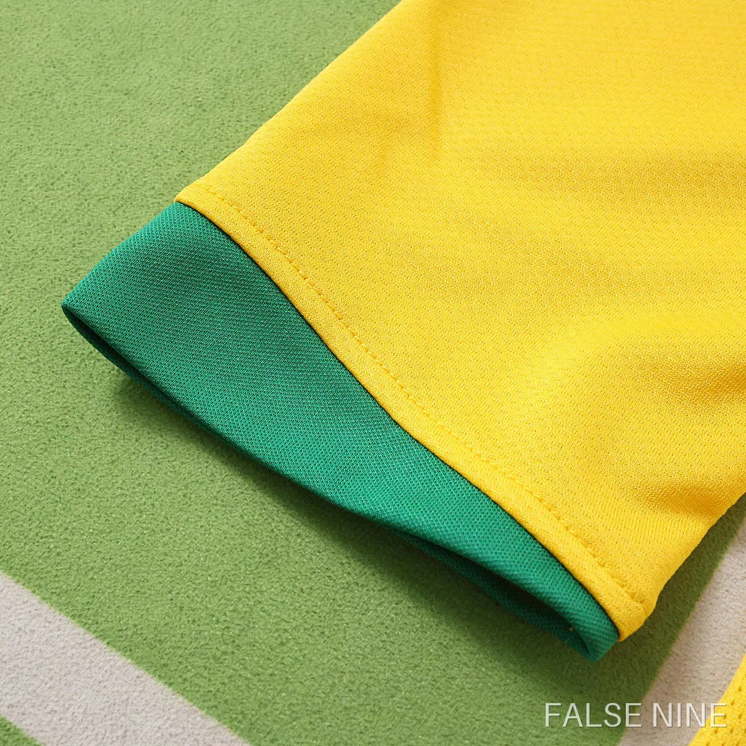 2006 Brazil home Long sleeved retro Fan version, photo 11