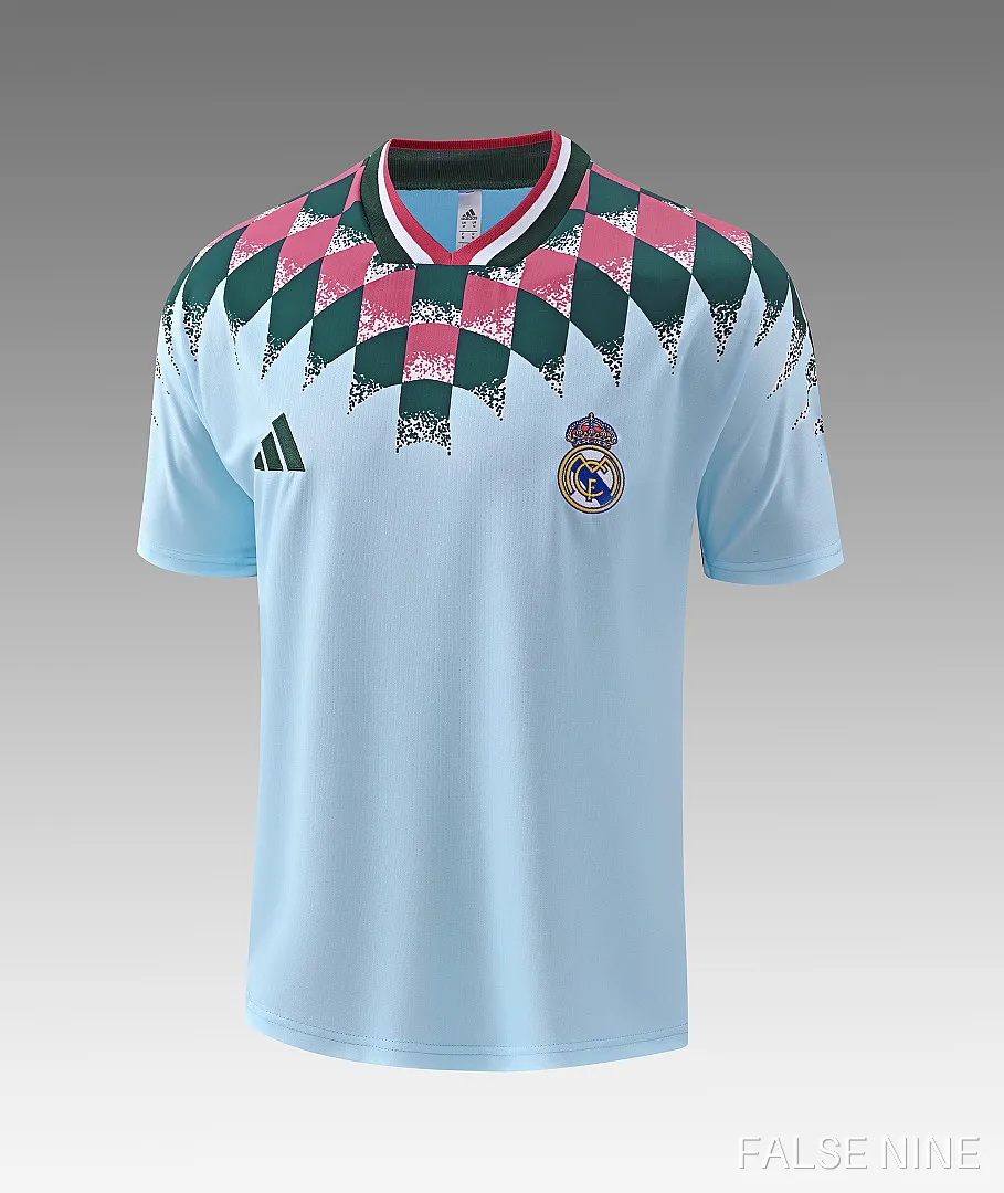 26/27 Real Madrid CF Training clothes suit Short sleeve retro Fan version, photo 22