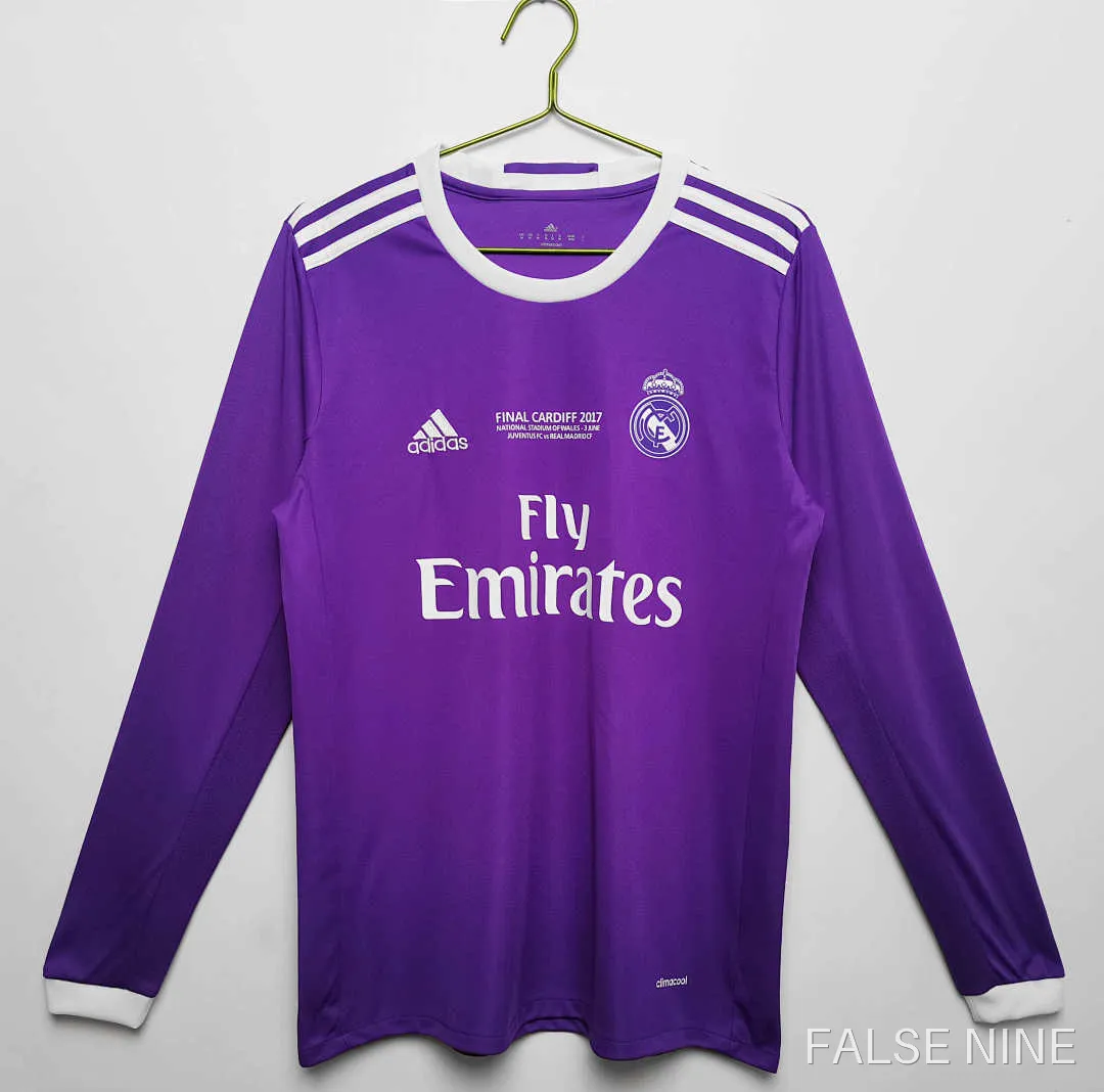 Real Madrid 16/17 Away Long Sleeve Retro Fan Version Jersey, photo 1