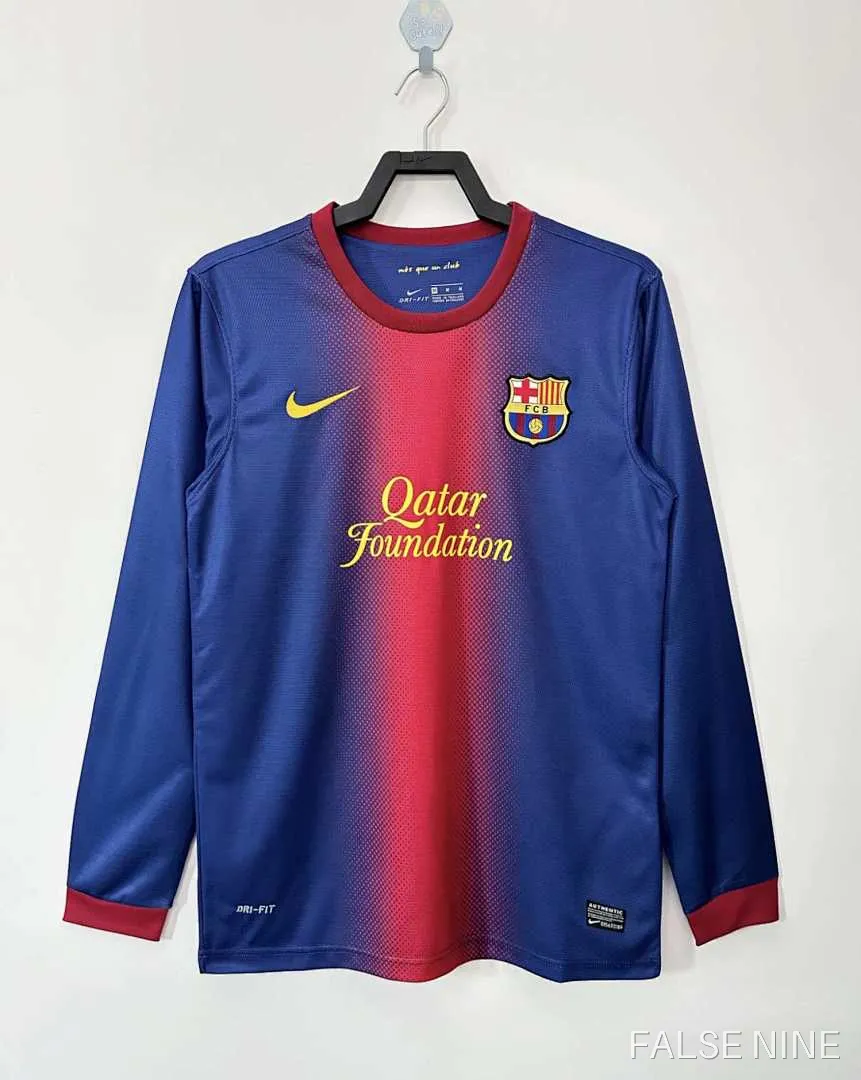 12/13 Barcelona Home Long sleeved retro Fan version, photo 1