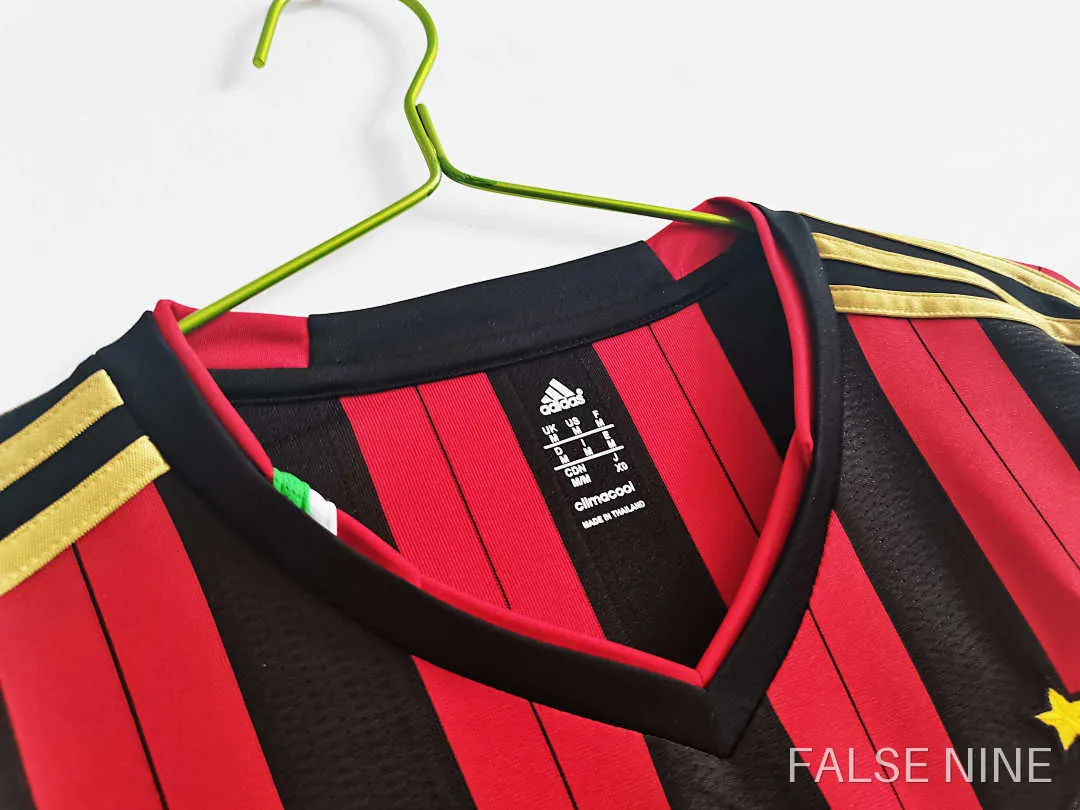 13/14 AC Milan home Retro Long sleeved Fan version, photo 3