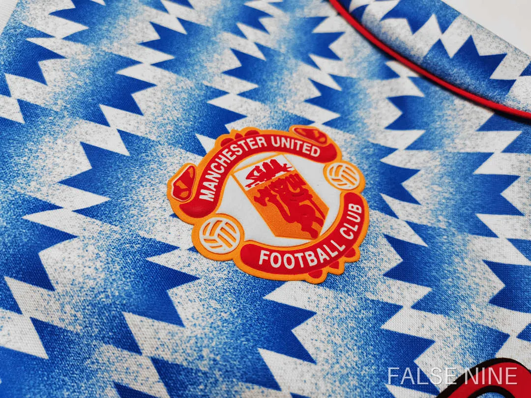 Manchester United 1990-92 Away Long Sleeve Retro Jersey (Fan Version), photo 5