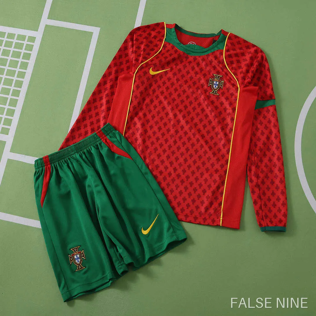 Portugal 2004 Home Kit (Kids, Long Sleeve, Retro), photo 2