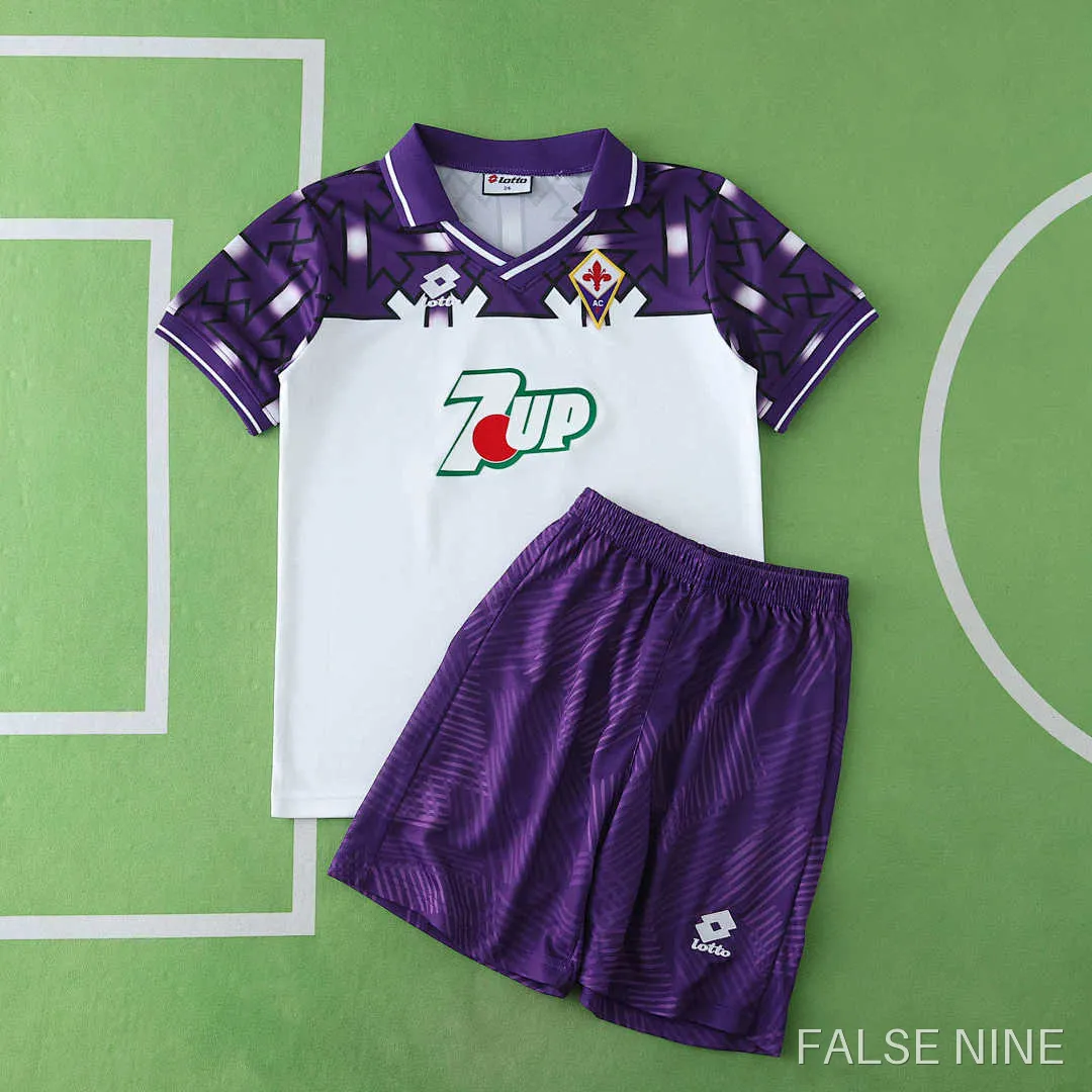 ACF Fiorentina 1992-93 Away Retro Kids Kit, photo 10