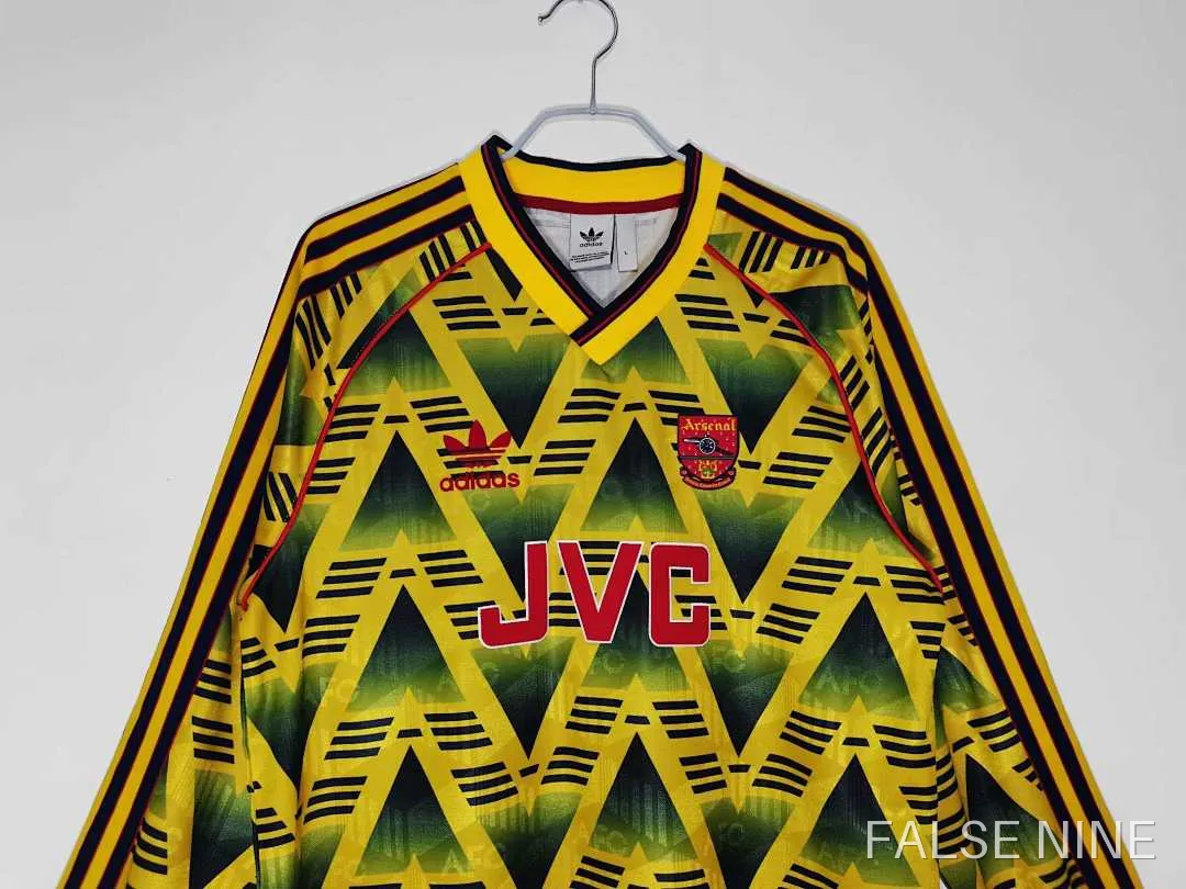 Arsenal 1991-93 Away Long Sleeve Retro Shirt (Fan Version), photo 10